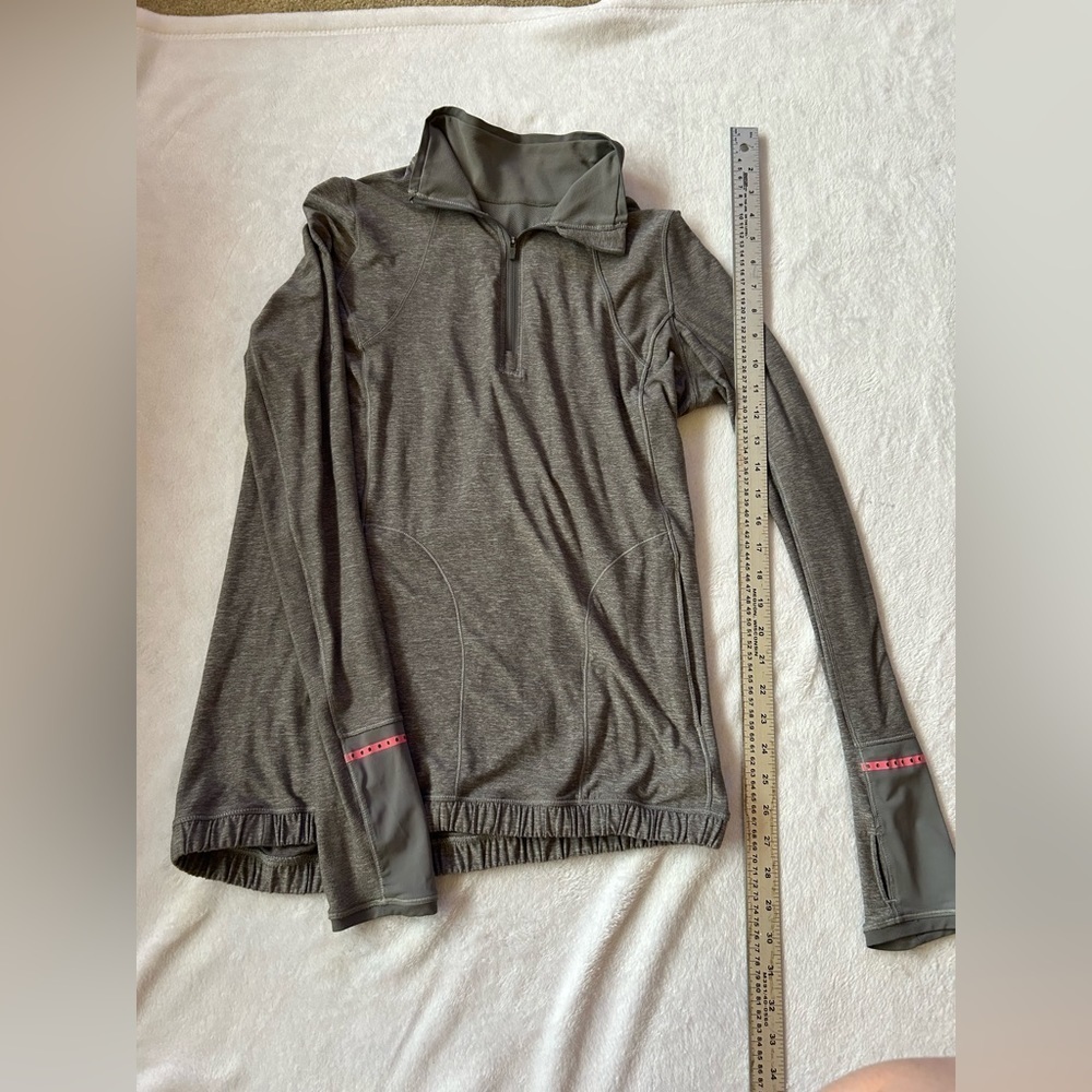 Lululemon Pace Pusher 1/2 Zip Pullover Reflective Womens​